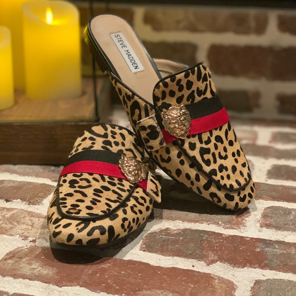 Steve Madden Karisma mules leopard print